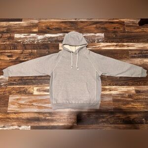 Wonder Looper Pullover Hoodie - Double Heavyweight French Terry - Heather Grey